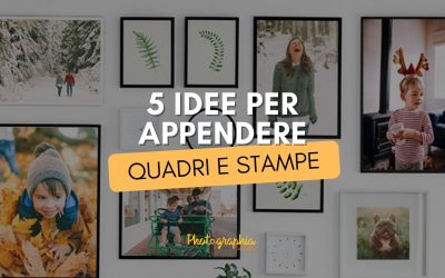 5 idee per appendere foto e quadri